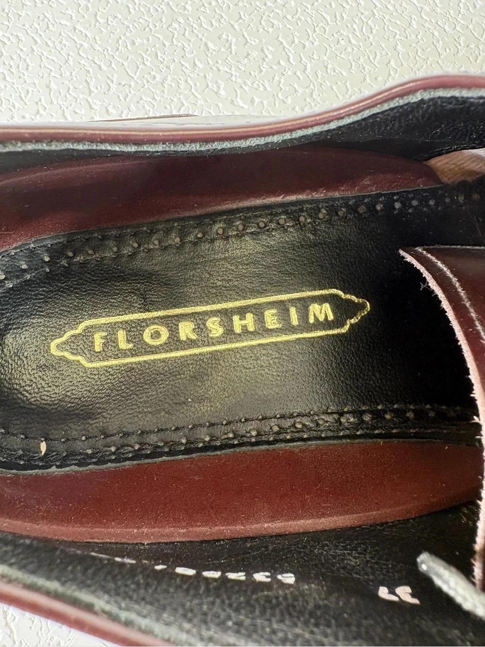 Florsheim Men's Burgundy Wingtip Oxfords s300